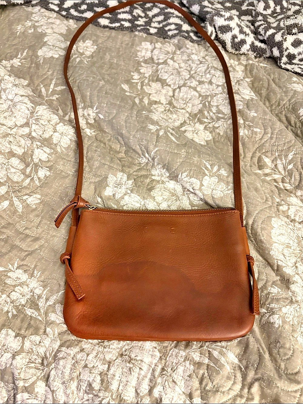 Madewell Brown Leather Crossbody Bag